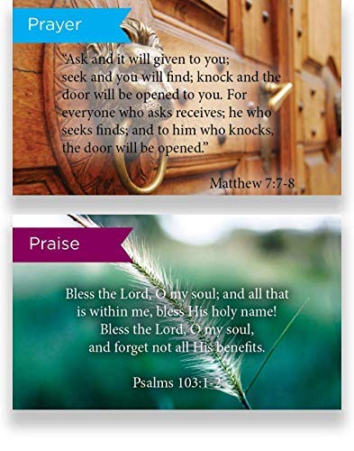 Pass Along Scripture Card Variety Pack - 12 Hand-Picked Designs, 5 of Each (Pack of 60) - Assortment 2 | Inspirational Bible Verse Cards for Church, Bible Study & Christian Gifts
