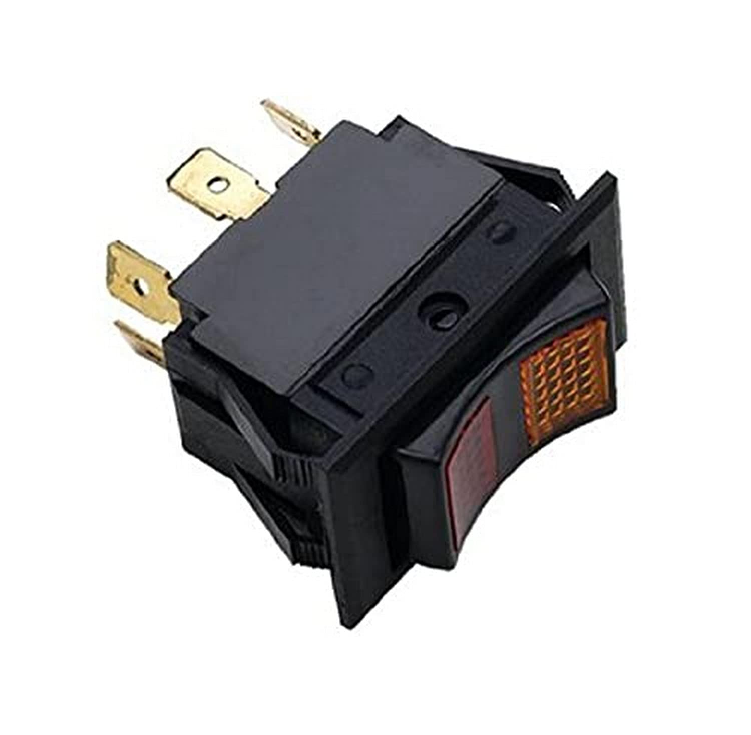 Shoreline Marine Rocker On/Off Switch - Waterproof Boat Toggle Switch for Marine, RV & Automotive Use - Perfect for Bilge Pumps, Lights & Electrical Systems