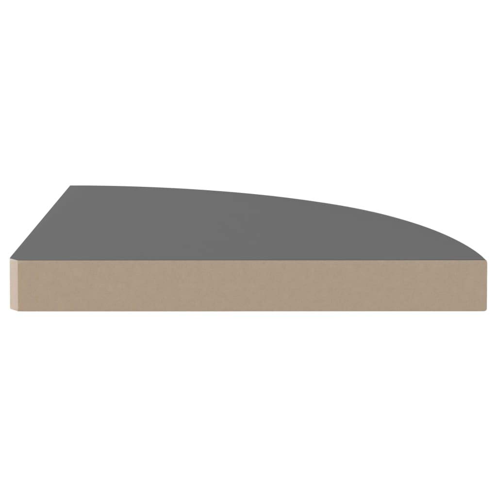 Modern Floating Corner Shelf - 13.8