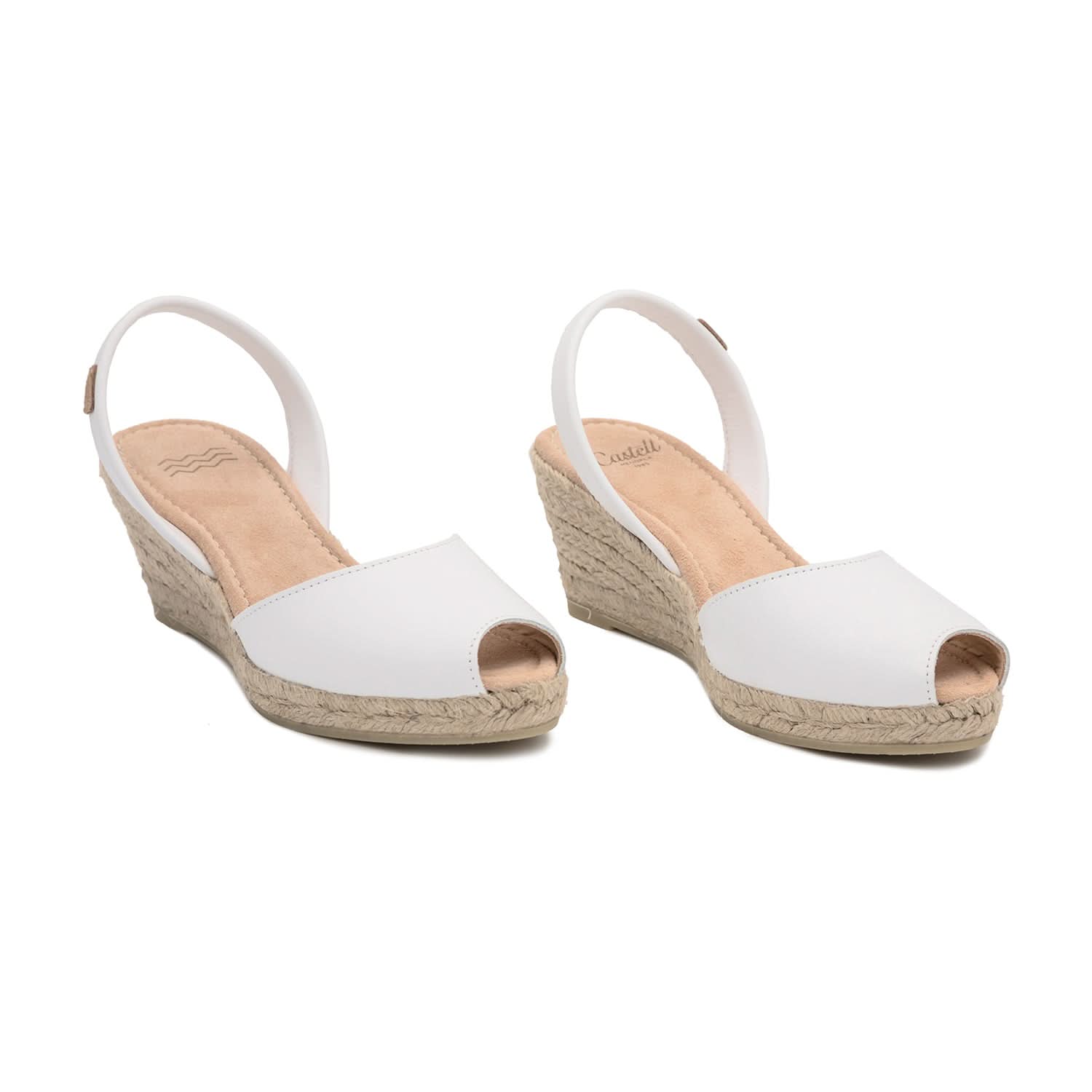 Plain Open Toe Leather Espadrille Sandals - 2006 Frida Ciervo 5C - Comfortable Summer Casual Shoes for Women, Perfect for Beach, Vacation and Everyday Wear
