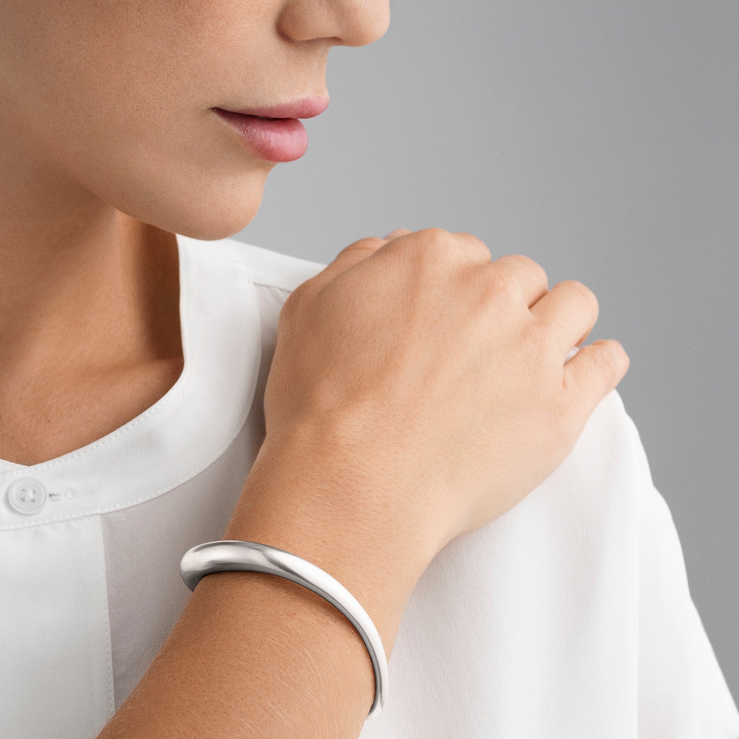 Sterling Silver Offspring Cuff Bracelet - Elegant Adjustable Bangle for Women, Perfect for Everyday Wear, Gifts & Special Occasions