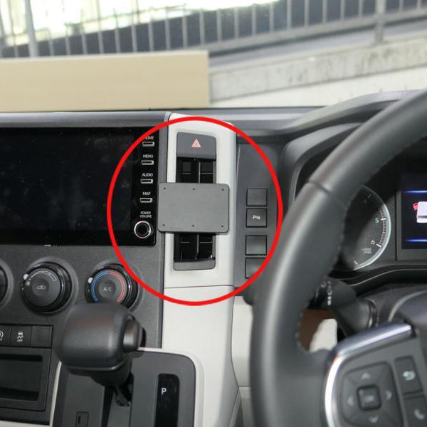 ClicOn No Holes Center Dash Mount for Toyota HiAce 2020-2025 | Universal Car Phone Holder | Perfect for GPS Navigation & Hands-Free Driving