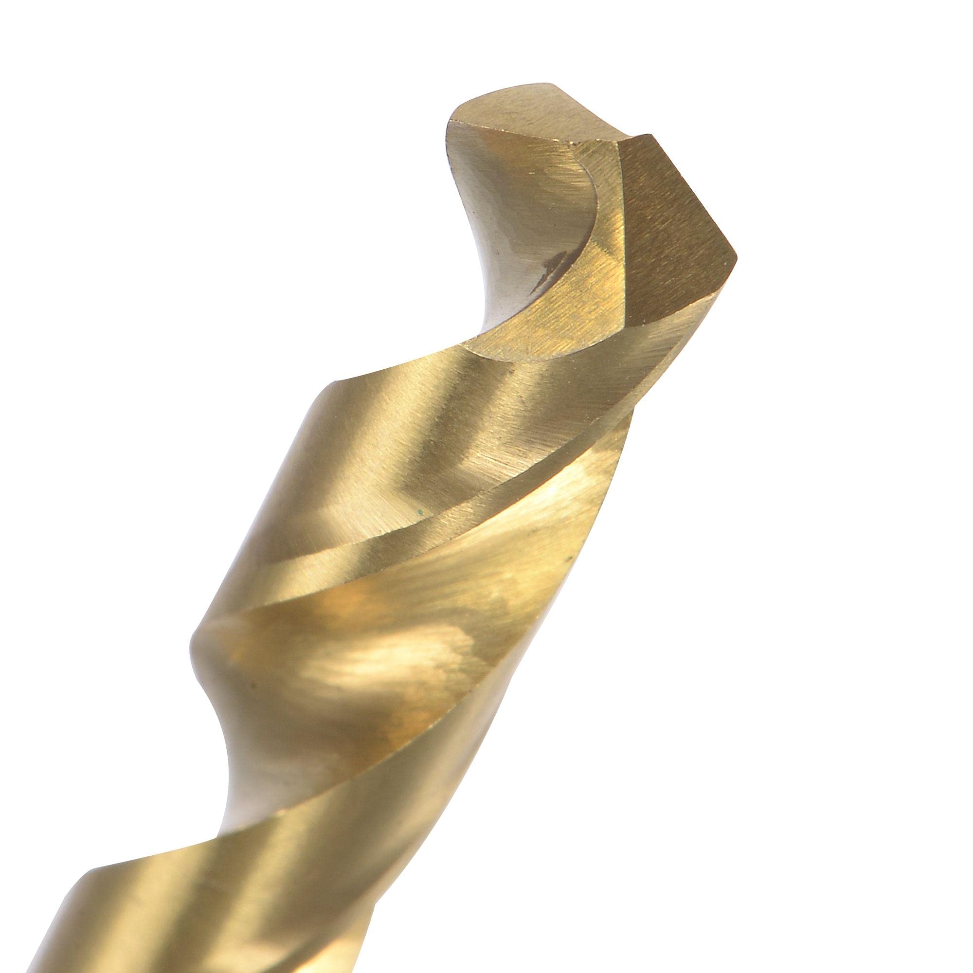 uxcell 7.3mm High Speed Steel Twist Drill Bit - Titanium Coated, 109mm Length, Fully Ground for Metal, Wood & Plastic Drilling | Perfect for DIY Projects & Professional Workshop Use