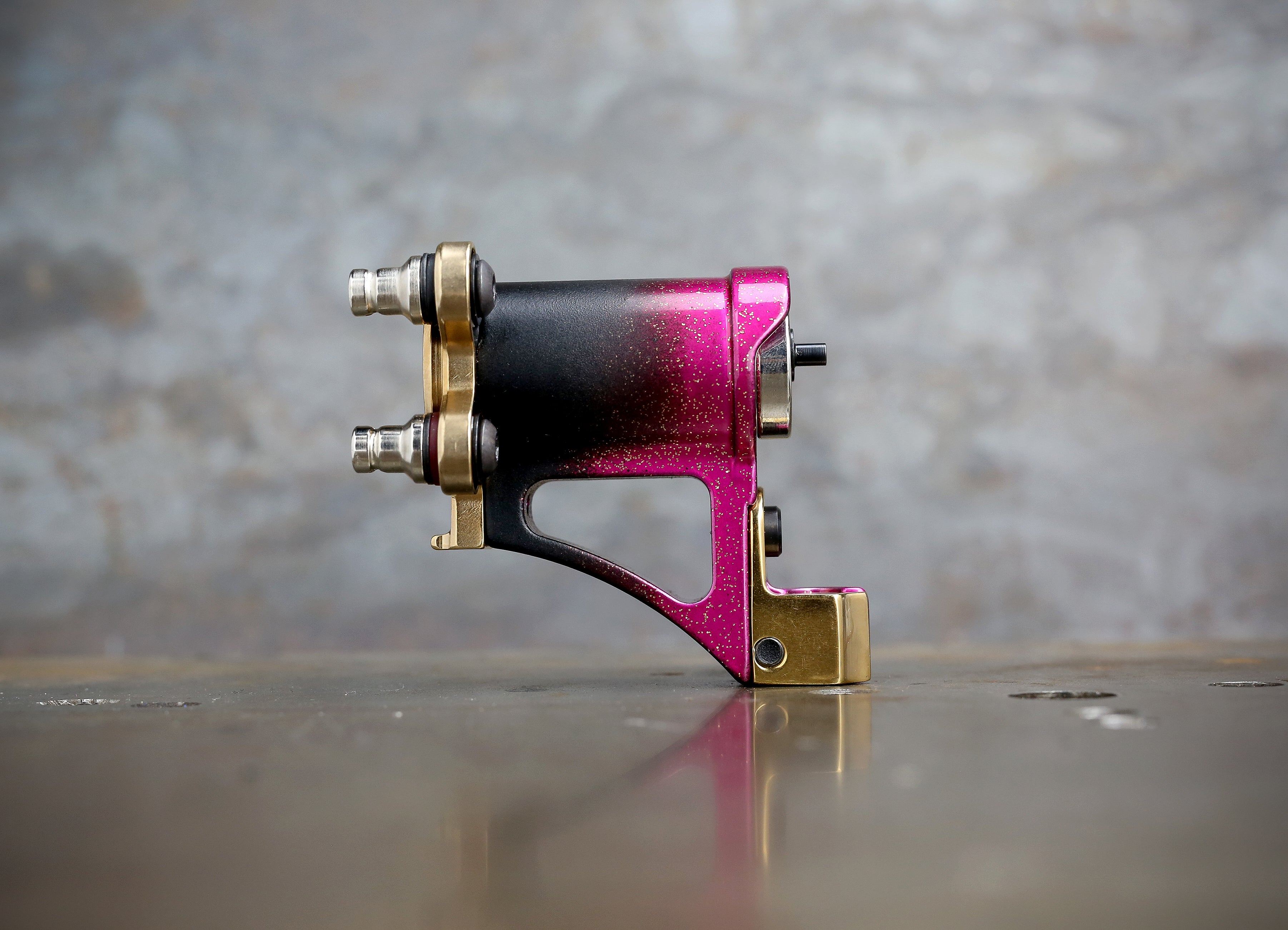 Limited Mike Pike PMA Direct Drive Rotary Illusion Pink Black Gold - Perfect for DJs, Music Producers & Live Performances