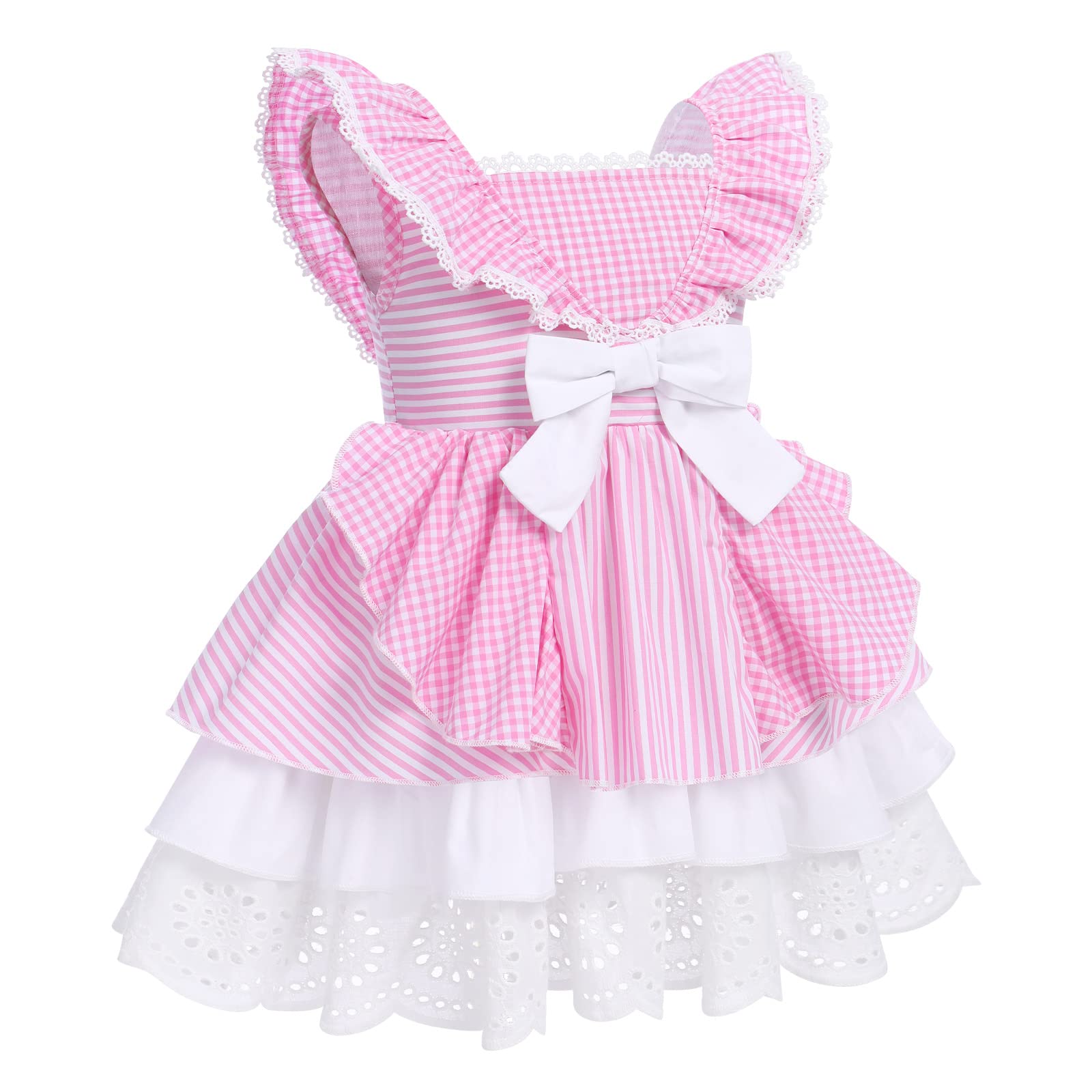 Baby Girls Tutu Dress - Princess Sleeveless Strawberry Tulle Party Dress for Birthday, Easter & Valentine's Day | Perfect for Photoshoots, Pageants & Special Occasions