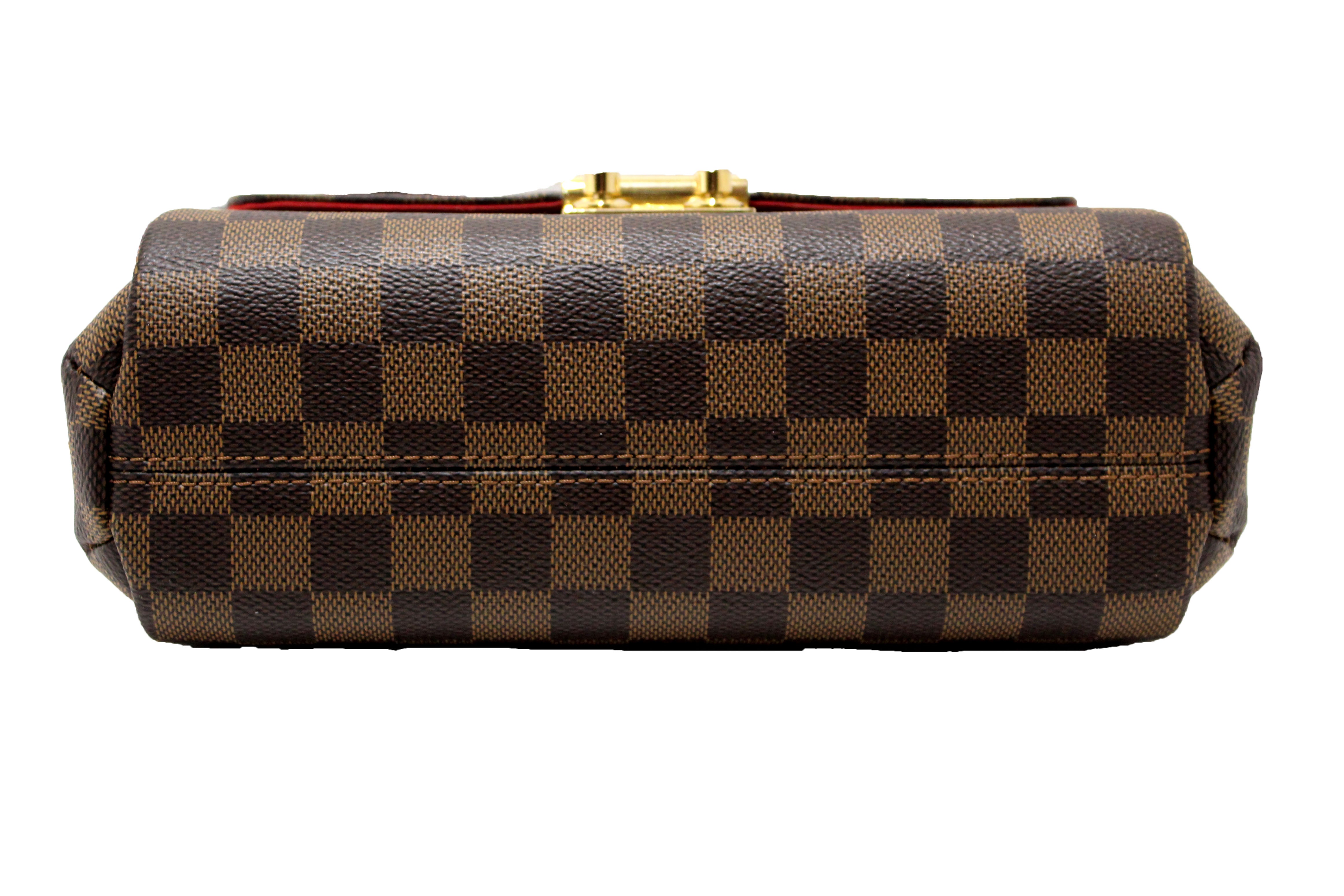 Authentic Louis Vuitton Damier Ebene Croisette Crossbody Bag - Luxury Designer Handbag & Messenger Purse for Women | Perfect for Work, Travel & Everyday Use