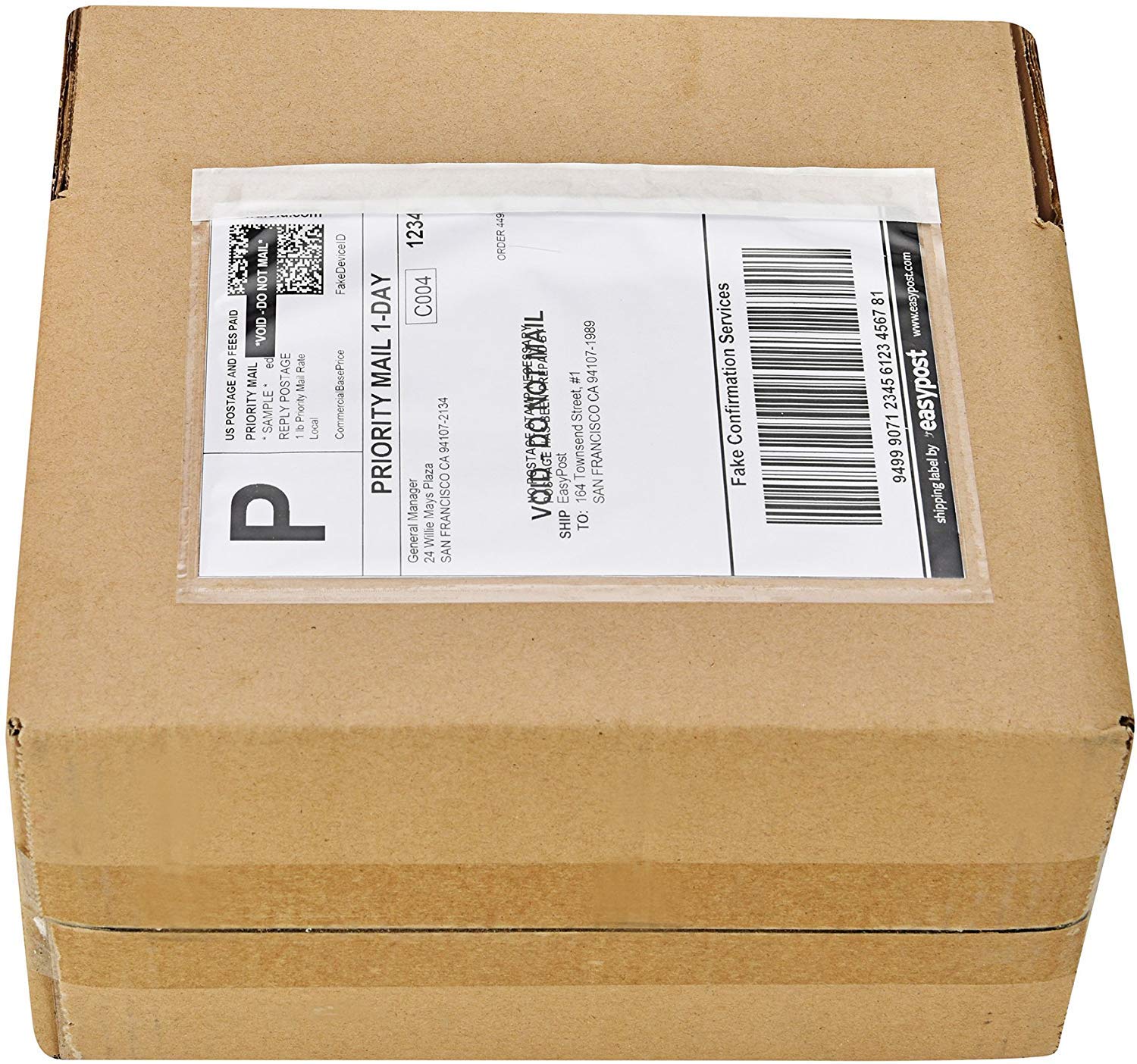 2000 Clear Adhesive Top Loading Packing List Envelopes 7.5