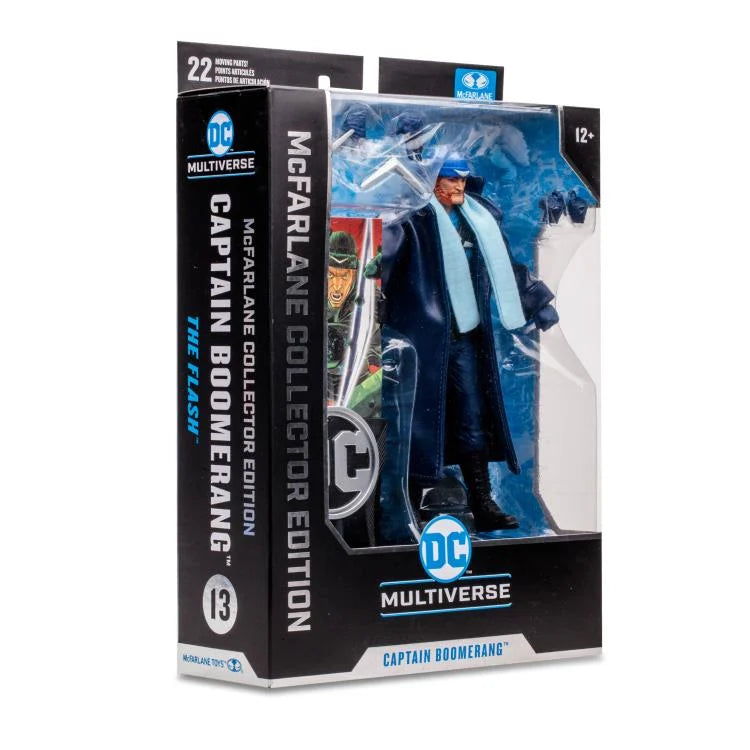 DC Multiverse Collector Edition Captain Boomerang Action Figure - The Flash Comic Series - Perfect for Display, Collecting, and Role-Playing Scenes