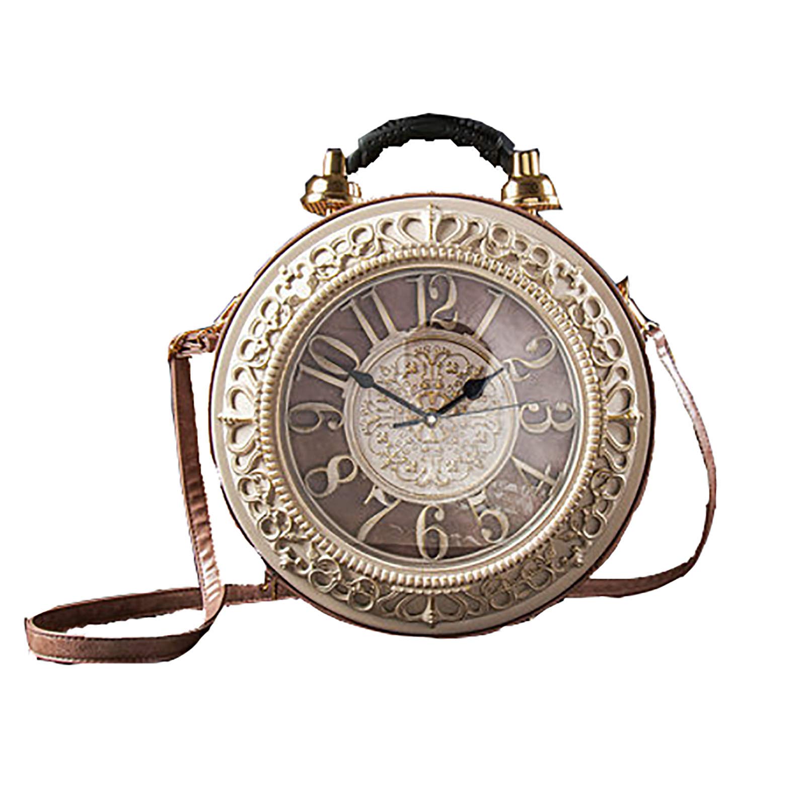 Vintage Steampunk Women's PU Leather Crossbody Bag - Fashion Shoulder Purse for Casual & Evening Use