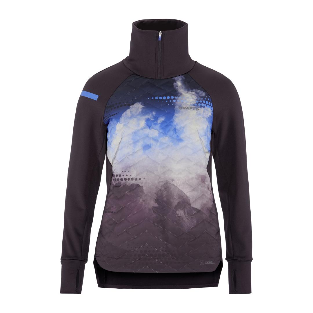 Women's ADV Subz Sweater 3 - Dark Plum & Multi Color Knit Pullover for Casual Wear, Outdoor Activities & Travel | Cozy Winter Fashion Top