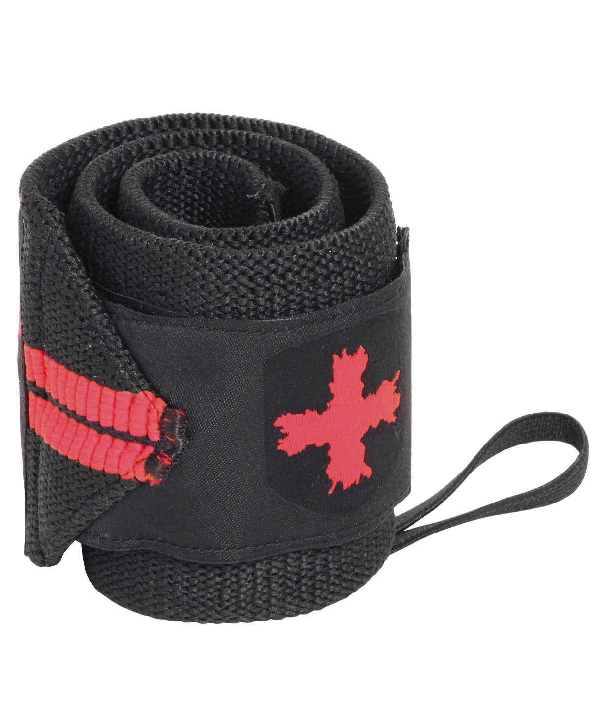 Red Line Wrist Wraps with Thumb Loop - Premium Weightlifting & CrossFit Support for Gym Training & Powerlifting