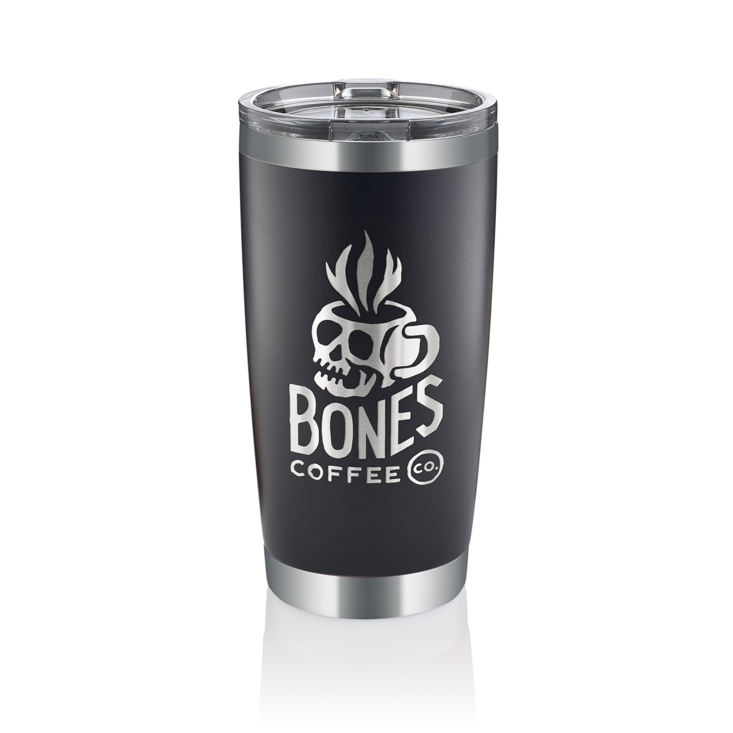 20 oz. Stainless Steel Vacuum Insulated Tumbler - Keeps Drinks Hot/Cold for Hours - BPA-Free, Leak-Proof Travel Mug with Lid - Perfect for Coffee, Tea, Water - Ideal for Office, Gym, Camping & Commuting (Black)