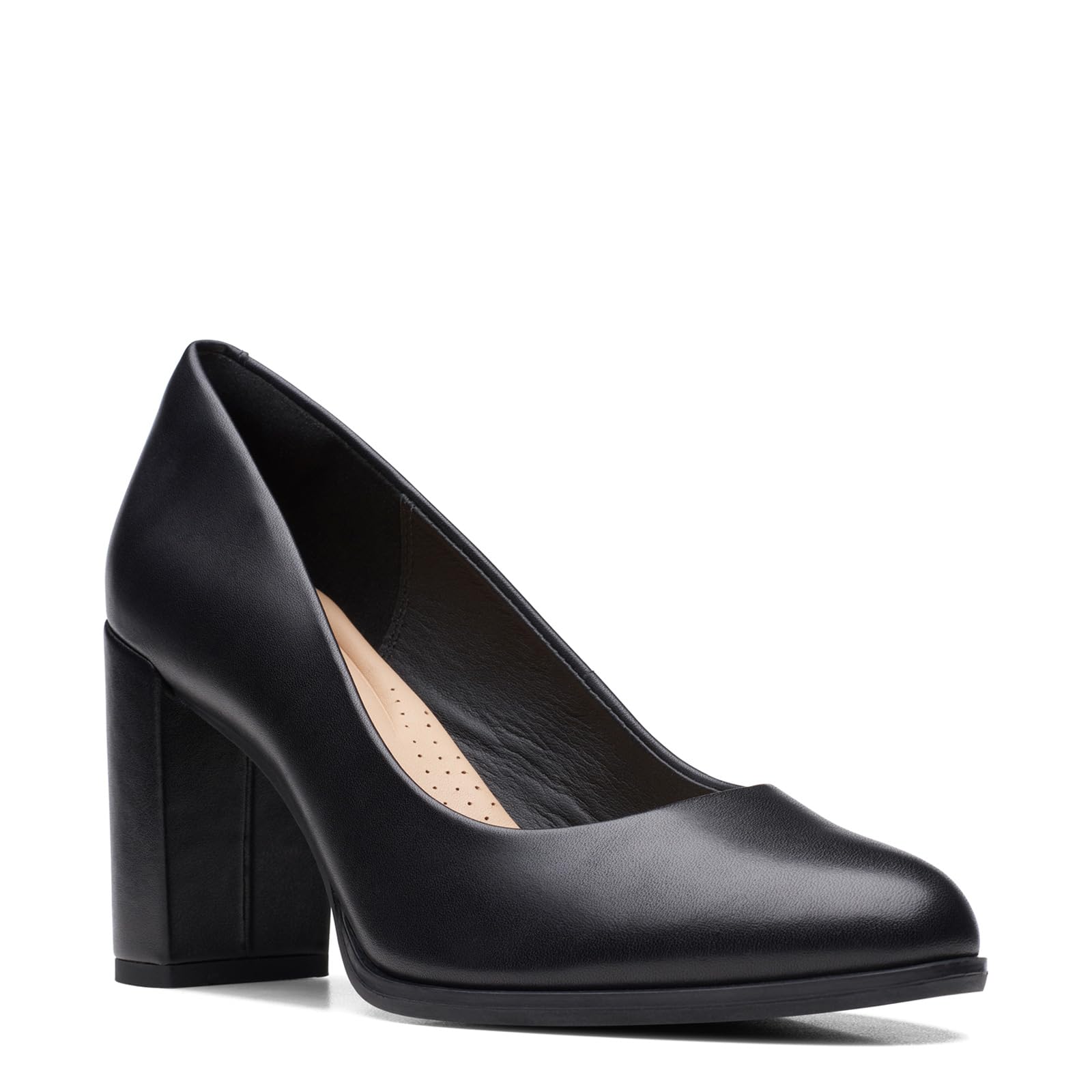 Clarks Women's Freva 85 Court Pump - Comfortable & Stylish Heels for Work, Office & Formal Occasions