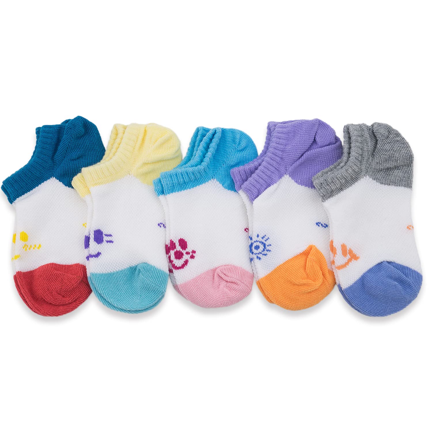 Baby Girls & Boys Thin Mesh Cotton Socks - Breathable Toddler Low Cut Ankle Socks for Summer | Perfect for Playtime, Daycare & Outdoor Activities