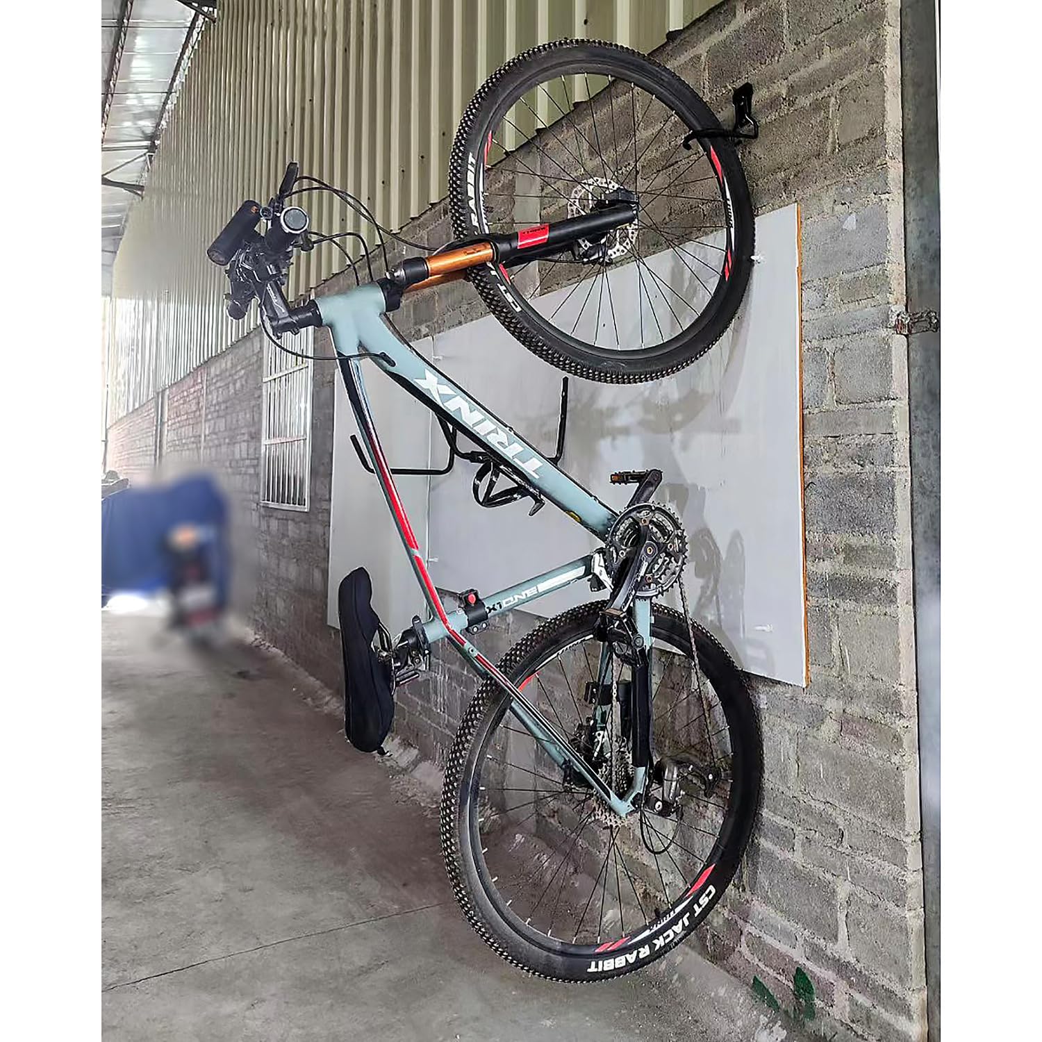 **Tiaoifaer 2-Pack Heavy Duty Iron Bike Wall Hanger - L-Shaped Vertical Bicycle Storage Rack for Garage & Home - Space-Saving Bike Mount Accessories (Black) - Perfect for Small Spaces & Apartment Storage**
