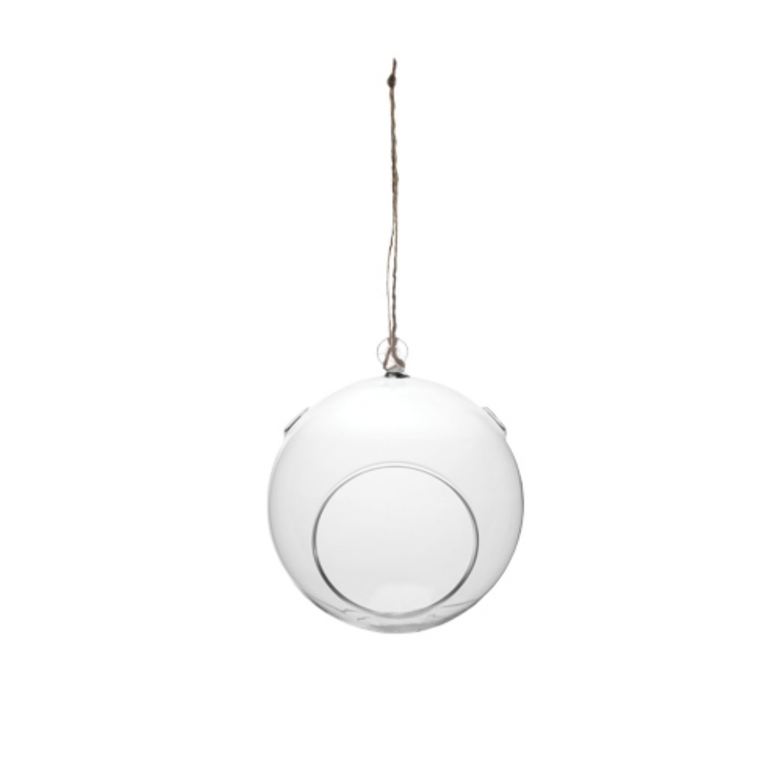 Syndicate Home & Garden Round Glass Hanging Terrarium - Perfect for Indoor Plants, Succulents & Air Plants | Home Decor, Office Decor, Gift Idea