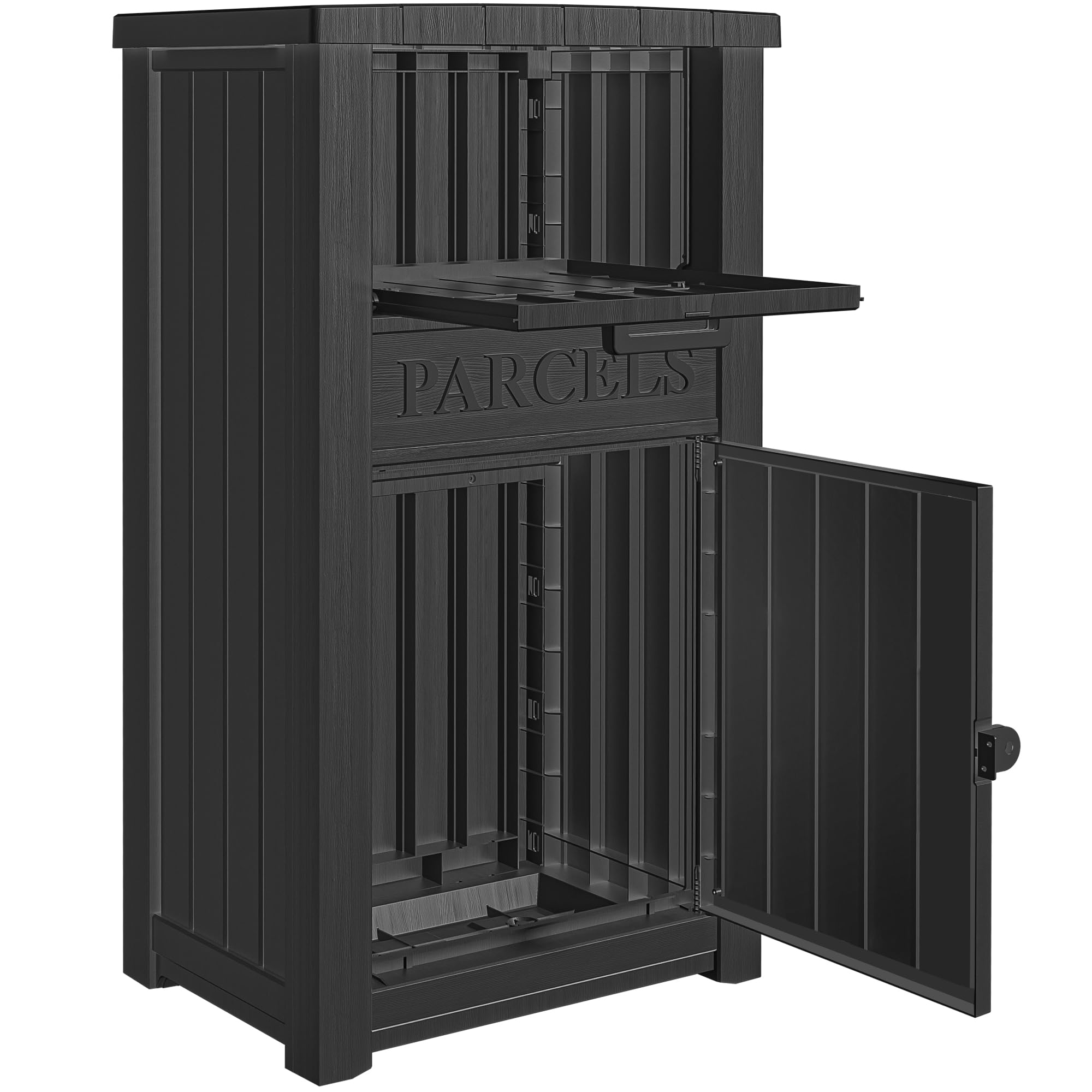 Lockable Secure Delivery Box for Porch - Weatherproof Package Storage with Anti-Theft Design | Perfect for Home, Apartment & Online Shopping Package Protection