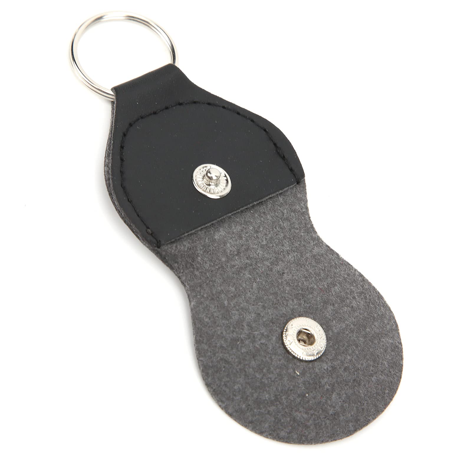 Premium Guitar Pick Holder Case - Durable 2-Piece Keychain Pick Storage for Guitarists | Portable & Multipurpose | Ideal for Travel, Practice & Live Performances (Black)
