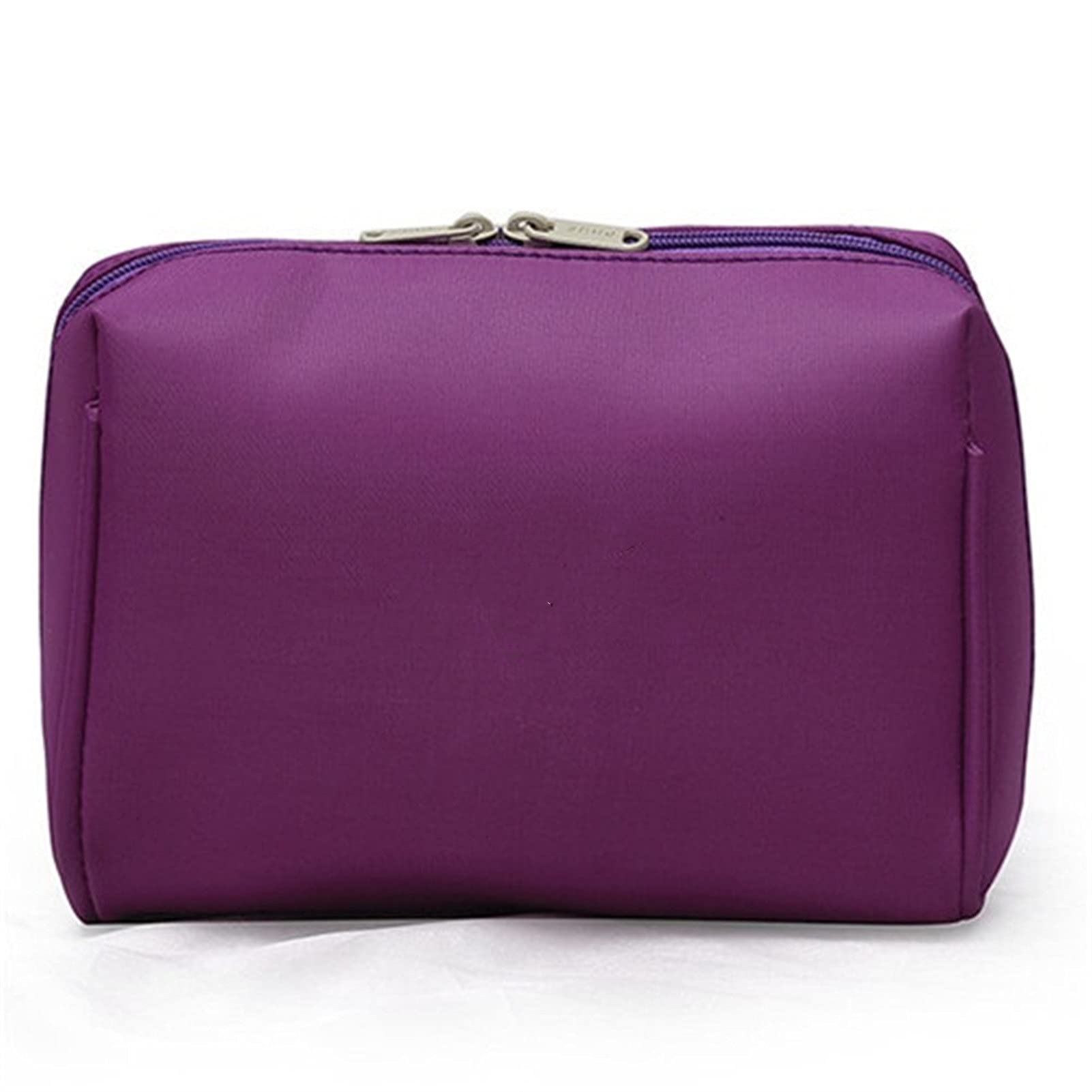 Fiamr Women's Makeup Bag - Waterproof Travel Cosmetic Organizer Pouch for Toiletries, Brushes, Pencils & Beauty Essentials (Purple) - Perfect for Travel, Gym, Work & Daily Use