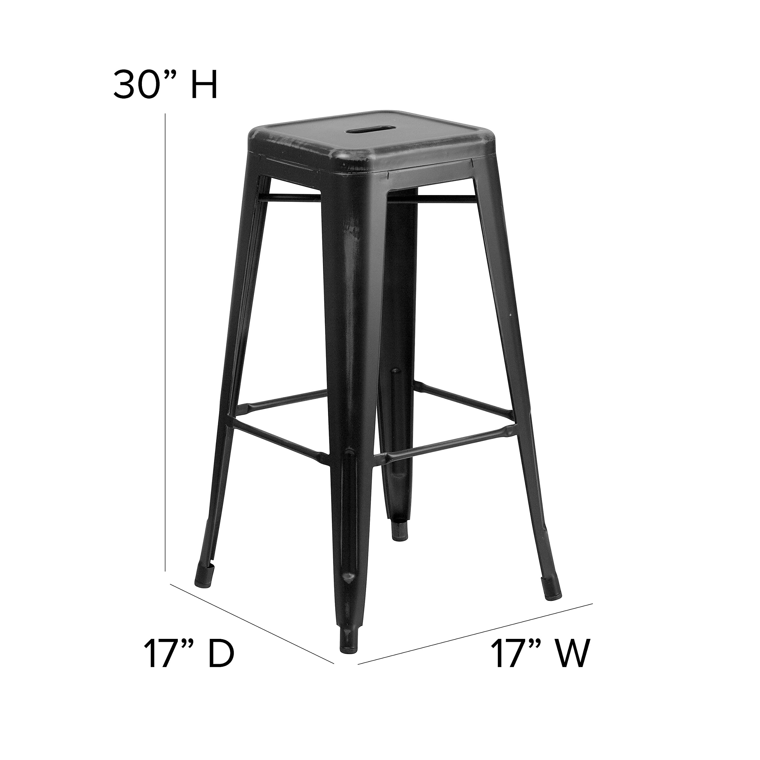 Flash Furniture Kai Commercial Grade 4-Pack 30