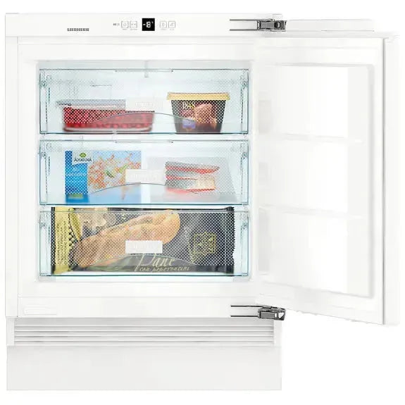 Liebherr 95 Liter Integrated Under Counter Freezer - Energy Efficient Compact Freezer for Kitchen, Basement, or Garage Storage