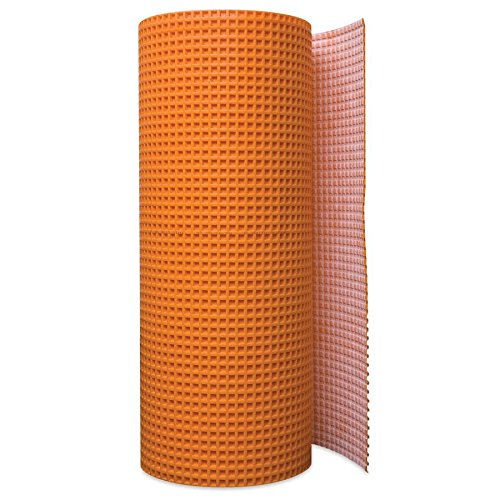 Schluter Systems DITRA5M 3 ft 3 in x 16 ft 5 in Uncoupling Membrane for Tile Flooring - 54 Sq Ft - Waterproof, Crack Isolation, Ideal for Bathrooms, Kitchens & Showers