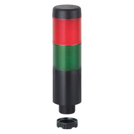 24VAC/DC Tower Light Assembly - 70mA, 37mm Height - Ideal for Industrial Equipment, Machinery, and Control Panel Indicators
