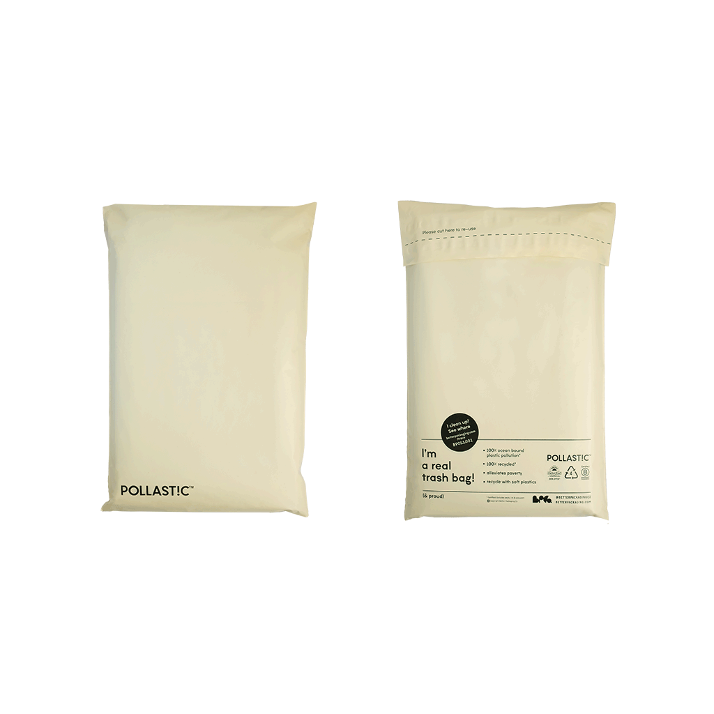 Eco-Friendly POLLAST!C Recycled Poly Mailers - Waterproof & Durable Shipping Envelopes for E-commerce, Retail & Mailing - Perfect for Small Businesses & Online Sellers