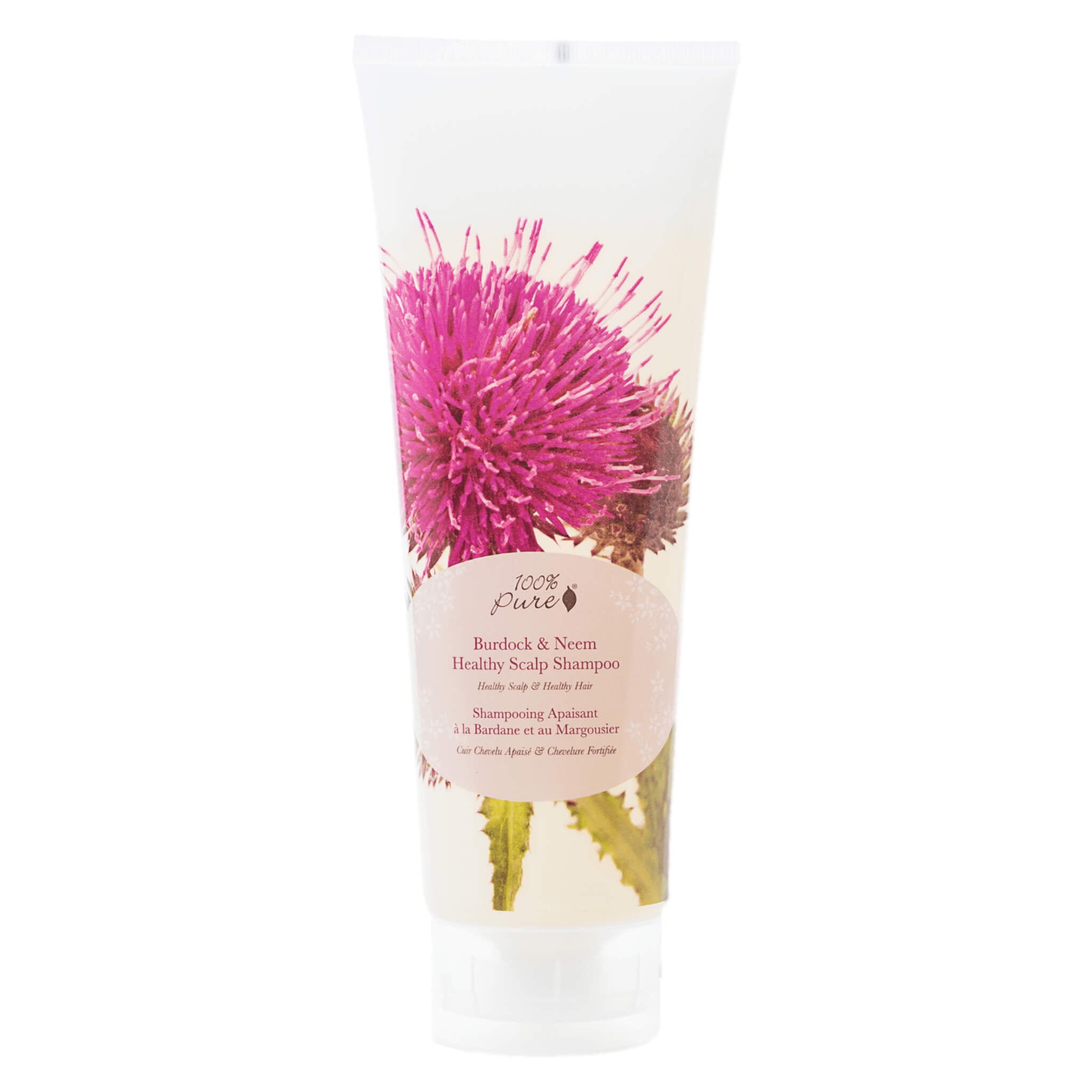 Burdock & Neem Healthy Scalp Shampoo for Dandruff Control & Hair Growth - Natural Organic Hair Care for Dry Itchy Scalp - Perfect for Daily Use & Sensitive Scalp