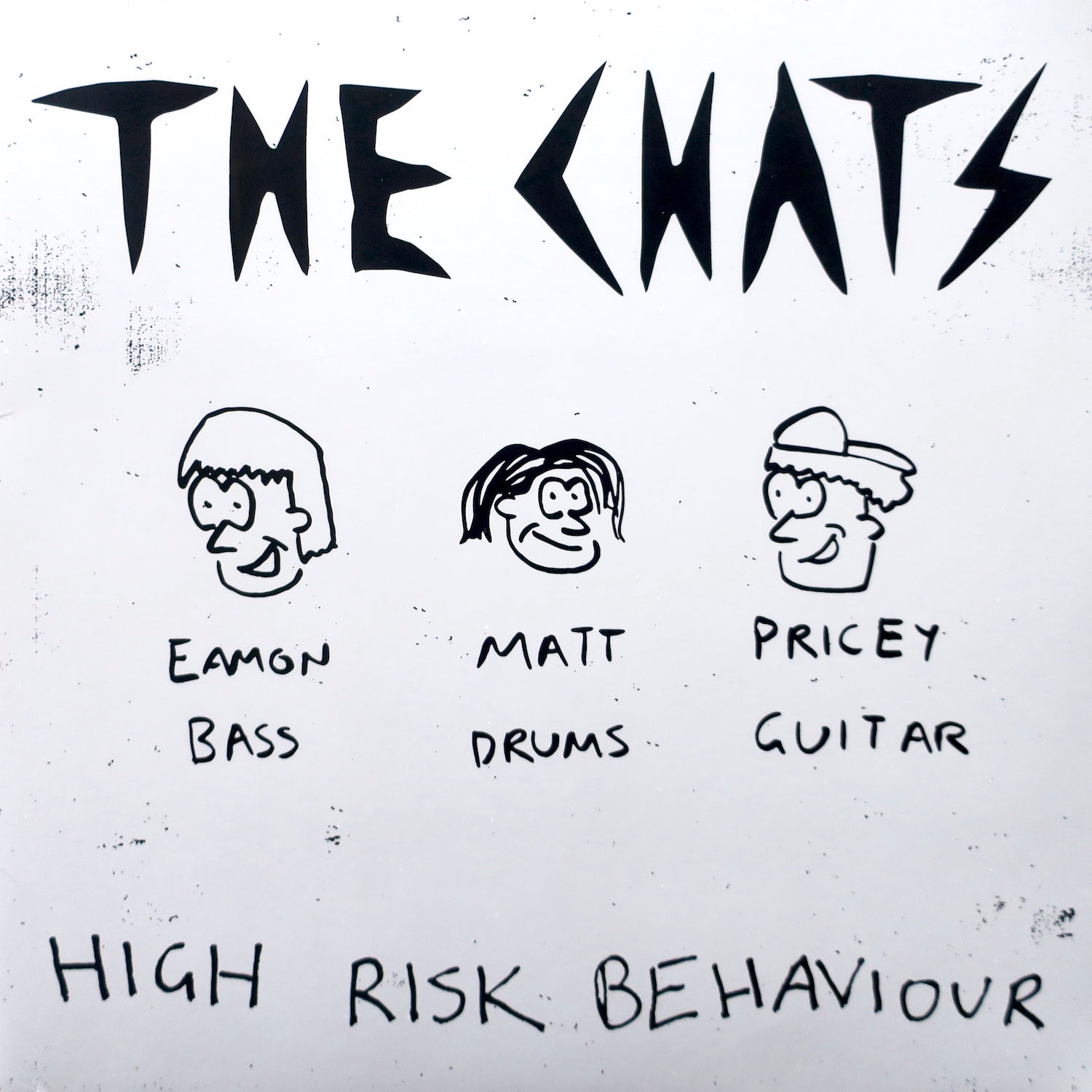 CHATS 'High Risk Behaviour' Vinyl Record LP - Punk Rock Music Album for Collectors & Vinyl Enthusiasts - Perfect for Home Listening & Music Collections