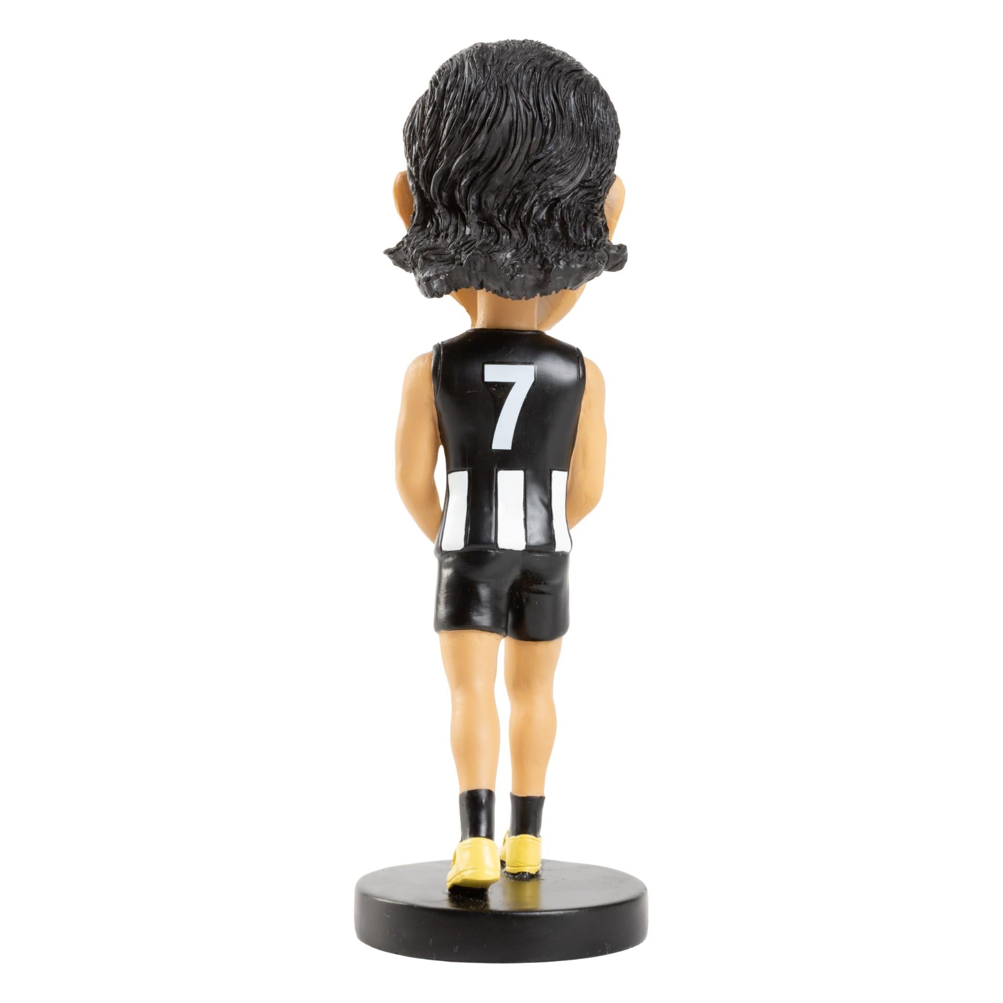 AFL Collingwood Magpies Josh Daicos Bobblehead - Officially Licensed AFL Collectible - Perfect for AFL Fans, Sports Memorabilia Collectors, and Home/Office Decor