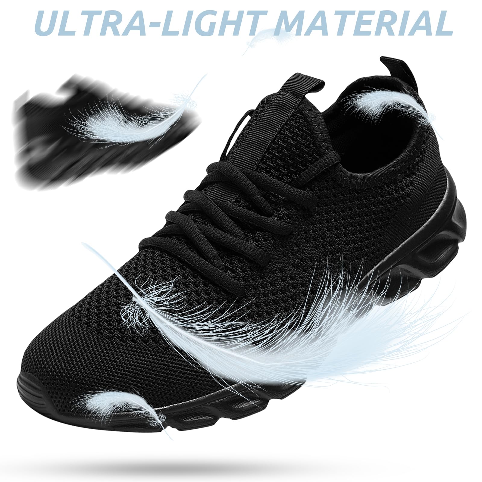 Women's Running Shoes - Lightweight Breathable Slip-On Sneakers for Walking, Gym, Tennis & Jogging - Non-Slip Comfort for Active Lifestyles | Perfect for Workouts, Casual Wear & Outdoor Activities