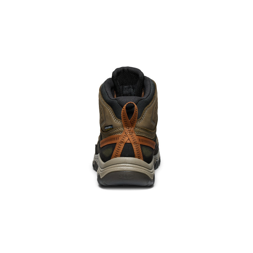 Men's KEEN Targhee IV Waterproof Hiking Boots - Lightweight & Durable for Outdoor Adventures | Sea Turtle/Roasted Pecan Color | Perfect for Trail Hiking, Camping & Mountain Trekking