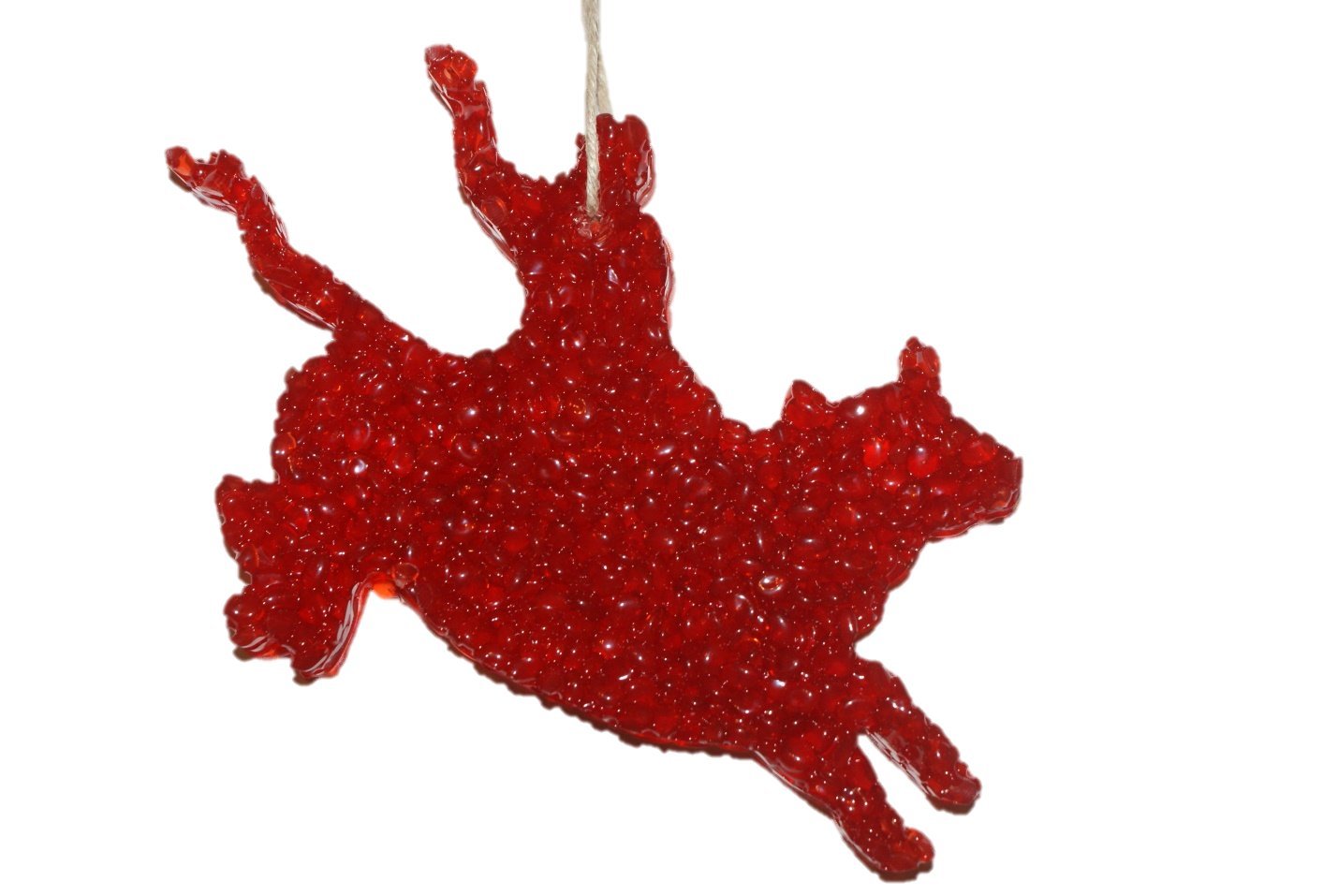Premium Strawberry Scented Leather Bull Rider Car Air Freshener - Long-Lasting Fragrance for Cars, Trucks & SUVs | Perfect for Road Trips, Daily Commutes & Gift Giving
