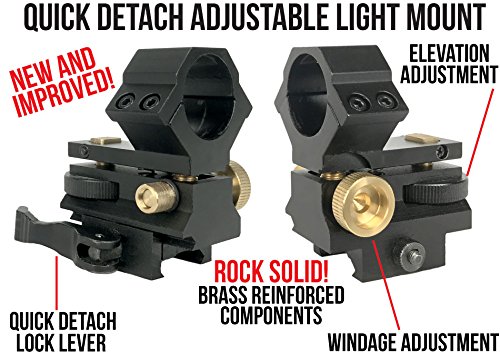 Wicked Lights W403iC White LED Night Hunting Light Kit for Predator, Varmint & Hog - Complete Illumination System for Nighttime Hunting, Wildlife Observation & Outdoor Adventures