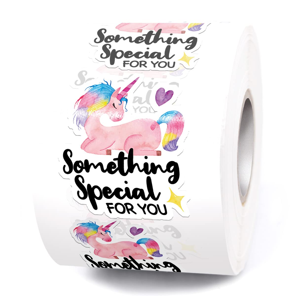 500 PCS Handmade Unicorn Stickers for Small Business - Thank You, Happy Mail & Package Stickers - Cute & Unique Designs for Small Shops | Perfect for Etsy, Crafting & Gift Packaging