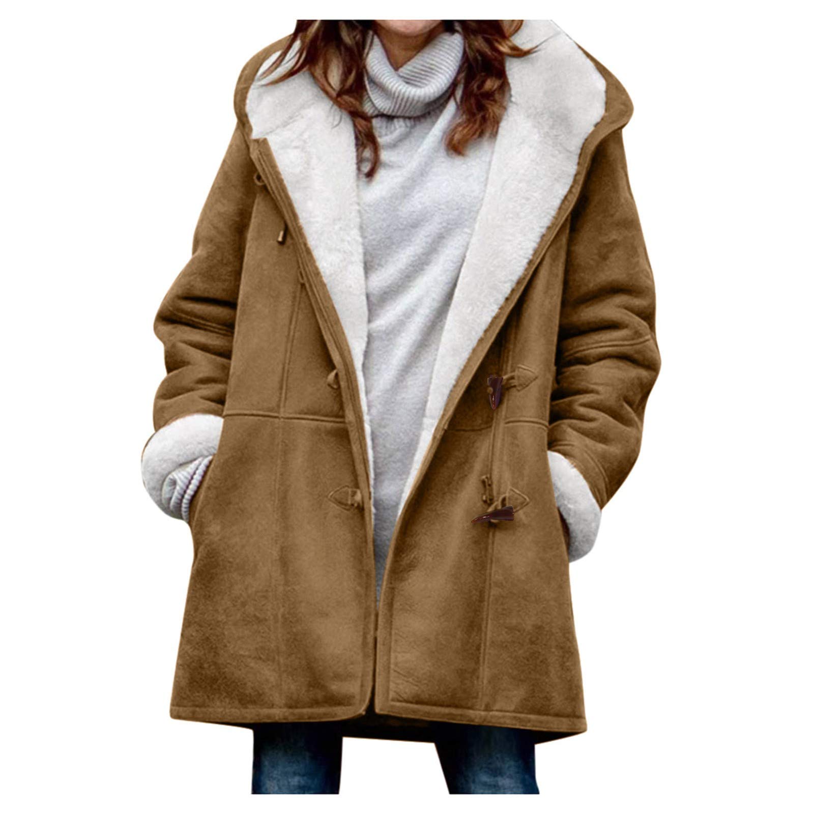 Women's Zip Up Hoodie - Soft Plush Fleece Jacket with Full Zip, Warm Winter Cardigan for Casual & Outdoor Wear | Cozy Loungewear, Gym, Travel & Street Fashion