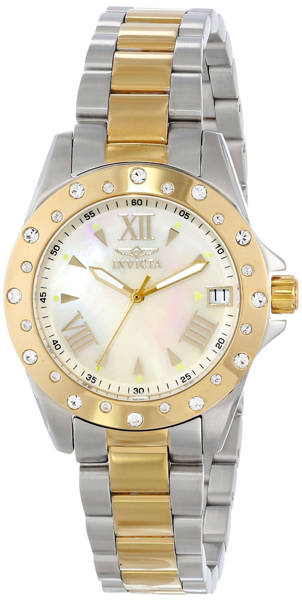 Invicta Women's 12855 Angel Swiss Quartz Two-Tone Watch - Elegant Analog Timepiece for Women, Perfect for Office, Party & Special Occasions