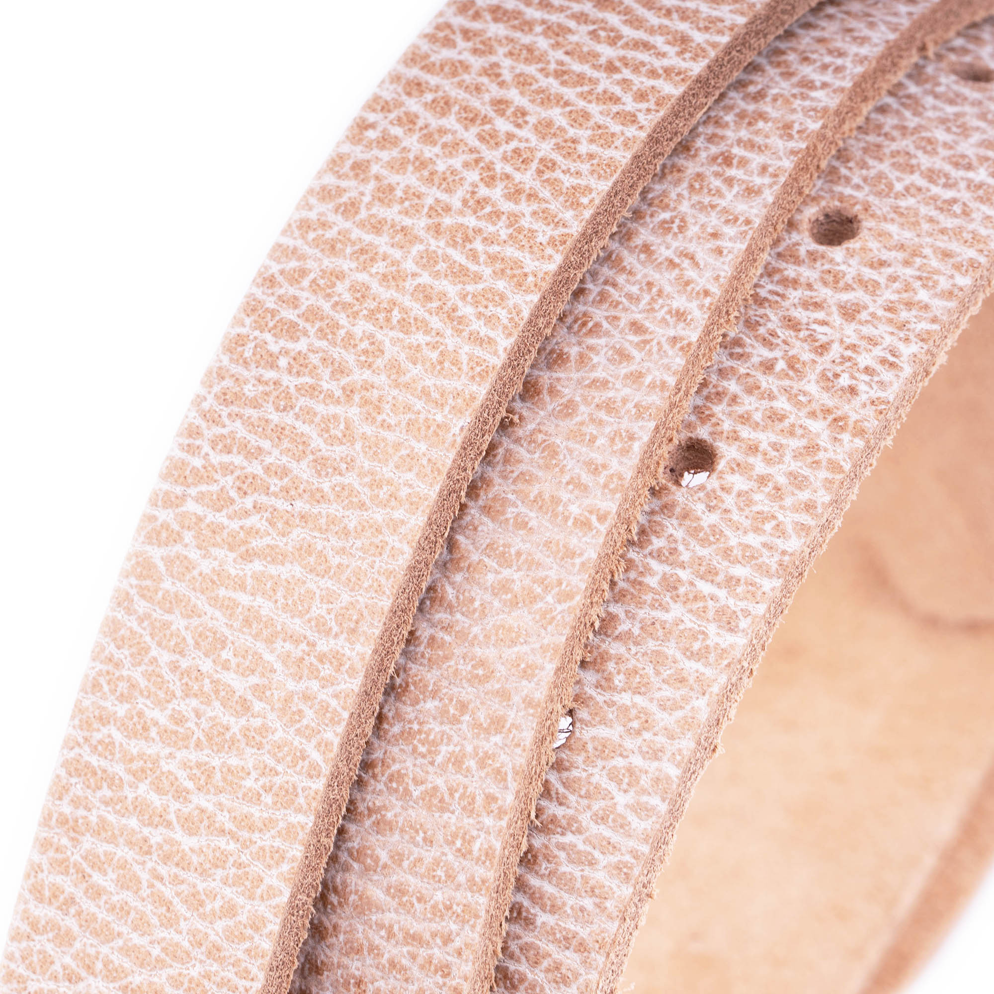2.5 cm Beige Genuine Leather Belt Strap for Montblanc Buckles - Women's Replacement Accessory - Perfect for Office, Casual Wear & Gift Giving