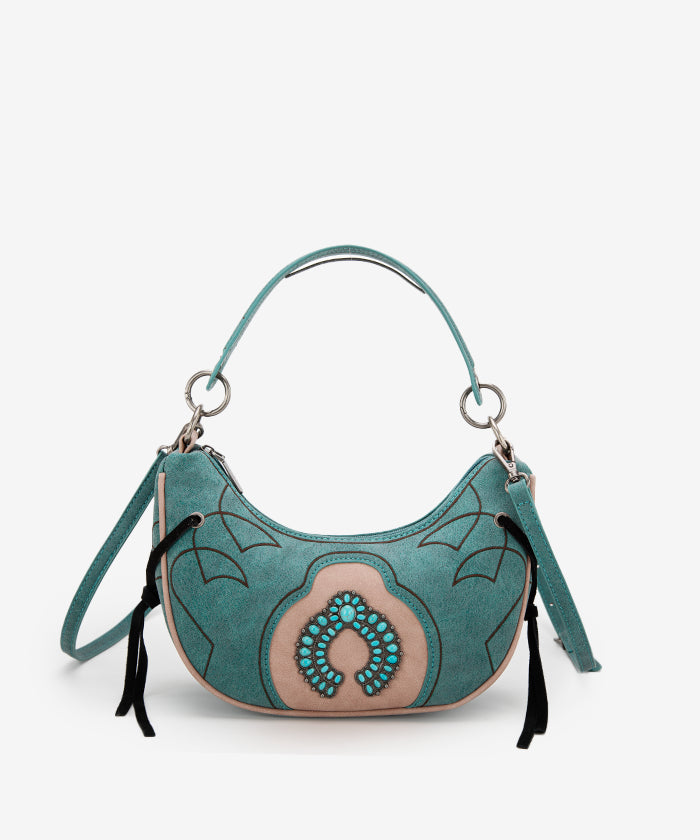 Montana West Concho Luna Crossbody Bag for Women - Stylish Leather Purse with Adjustable Strap, Perfect for Daily Use, Travel & Shopping