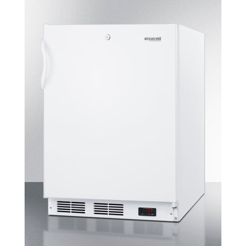 Accucold 24-Inch Wide Built-In All Freezer - ADA Compliant, Energy Efficient, Stainless Steel VT65MLBIADA - Perfect for Restaurants, Cafes, and Commercial Kitchens