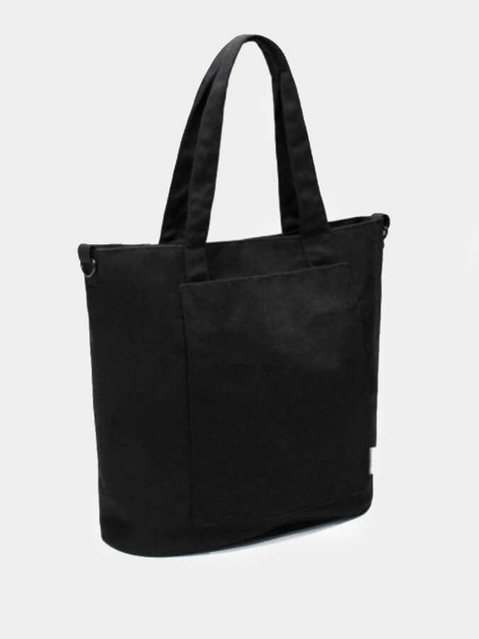 Vooray Zoey Organic Cotton Tote Bag - Eco-Friendly Reusable Shopping Bag for Groceries, Beach, Work & Travel