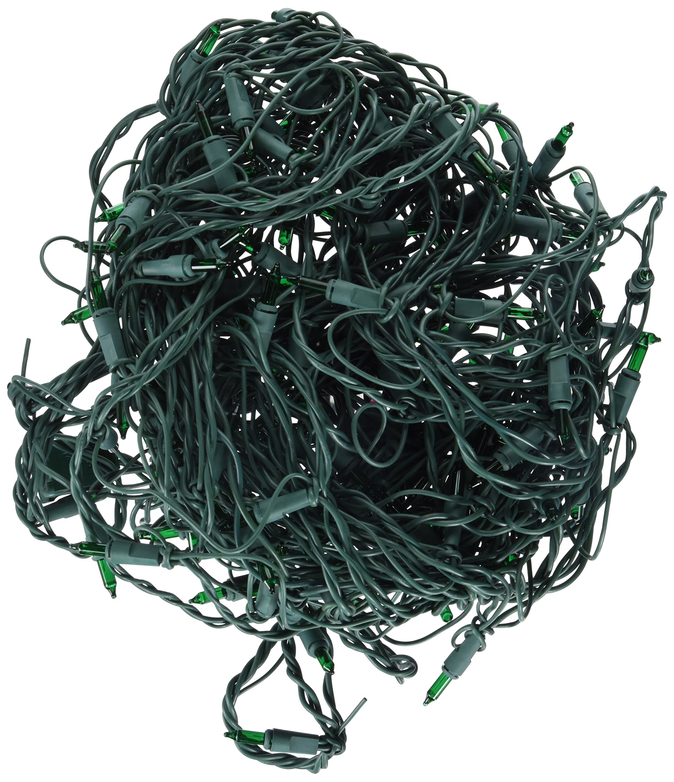Noma/Inliten 150-Count Green Christmas Net Lights Set - Outdoor Holiday Decoration for Trees, Bushes & House Wrapping (562134)