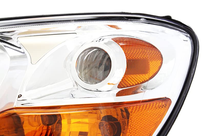 Kia Spectra Headlights Replacement Set - Compatible with 2007 2008 2009 Models - Halogen Headlamp Assembly for Driver & Passenger Side - Perfect for Night Driving and Foggy Conditions