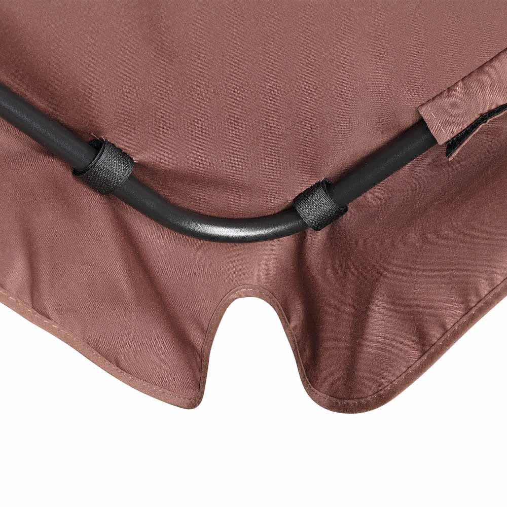 TheLAShop 65x47 Inch Outdoor Patio Swing Canopy Replacement - Durable Sun Shade Cover for Porch, Garden & Backyard Relaxation