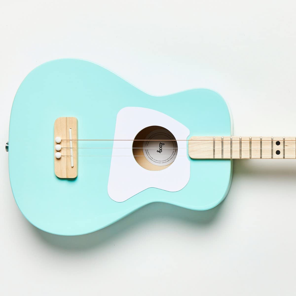 Loog Pro Acoustic Kids Guitar - 3-String Beginner Guitar for Children Ages 6+ with Learning App & Video Lessons | Perfect for Home Practice, Music Classes & Birthday Gifts