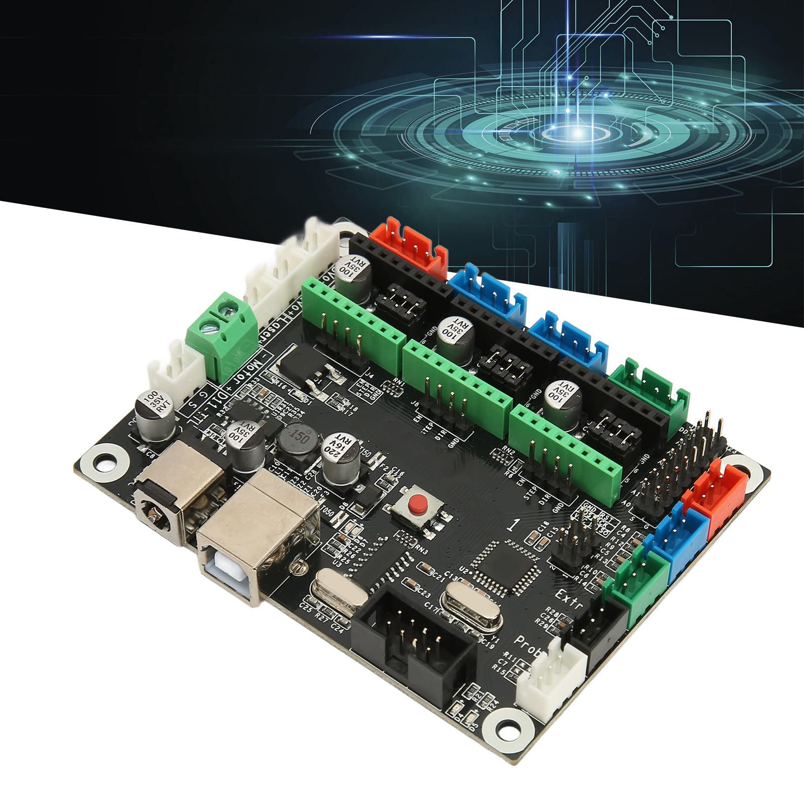 MKS Motherboard CNC Offline Controller DLC V2.1 - Main Control Board for A4988 Stepper Driver | DIY CNC Machine & 3D Printer Upgrade | Perfect for Milling, Engraving & Prototyping Projects