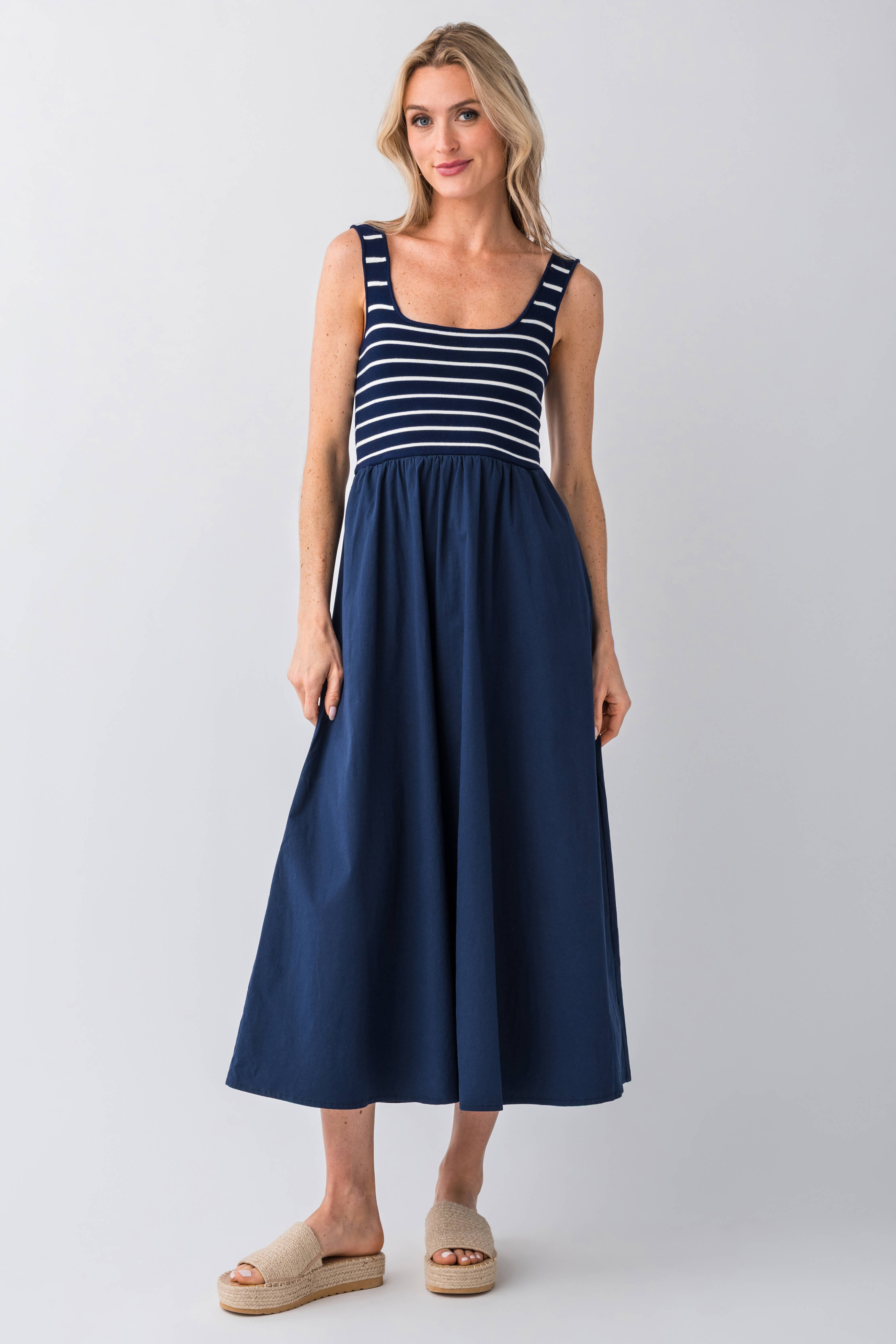 Navy/White