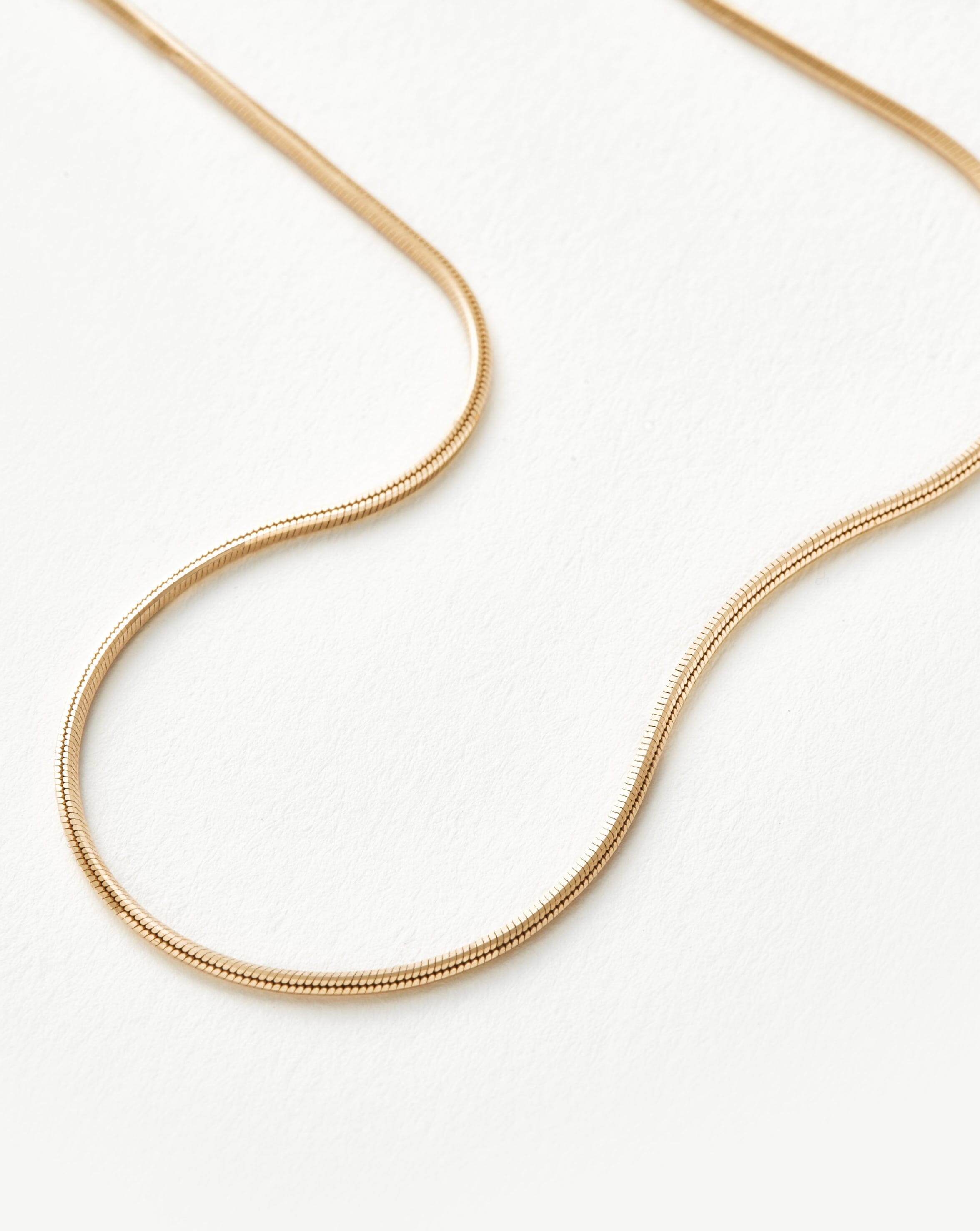 Elegant Square Snake Chain Necklace for Women - Dainty Gold Plated Layering Necklace Jewelry Gift for Her - Perfect for Everyday Wear, Date Nights & Special Occasions