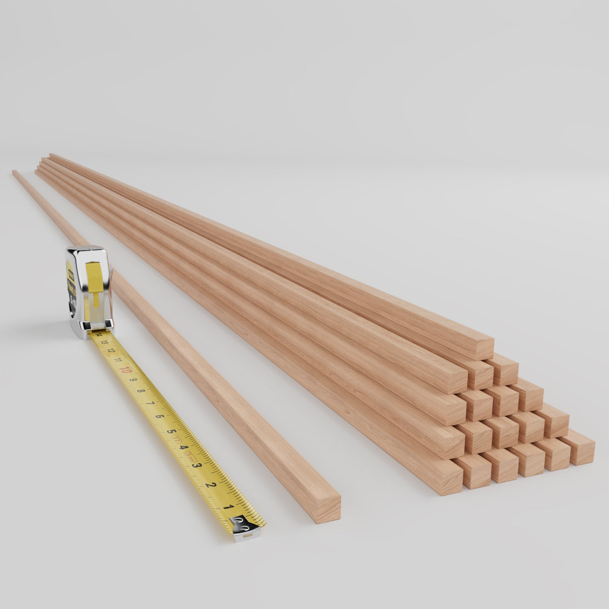 Premium Stain-Grade Hardwood Slats - Traditional Solid Wood Slats for Bed Frames, Furniture & DIY Projects - Perfect for Rustic, Farmhouse & Modern Home Decor